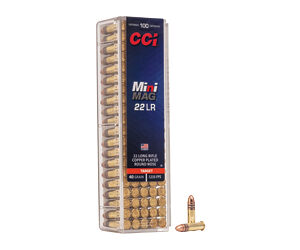 CCI Target Mini-Mag Rimfire Ammunition .22 LR 40 gr CPRN 1235 fps 100/ct