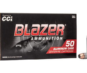 CCI Blazer Aluminum Handgun Ammunition .357 Mag 158 gr JHP 1150 fps 50/ct