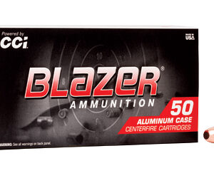 CCI Blazer Aluminum Handgun Ammunition .40 S&W 165 gr FMJ 1100 fps 50/ct