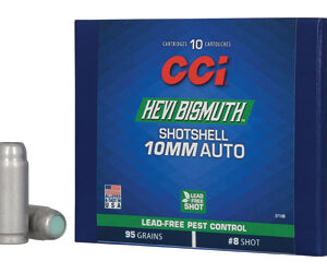 CCI Pest Control Bismuth Shotshell Ammunition 10mm Auto 8 shot 1300 fps 10/ct