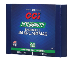 CCI Hevi Bismuth Centerfire Shotshell .44 Spl/.44 Rem Mag 112gr #8 1050 fps 10/ct