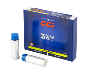 CCI Handgun Shotshells .45 Colt 150 gr #9 shot 1000 fps 10/box