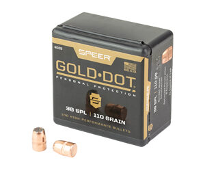 Speer Gold Dot Personal Protection Short Barrel Handgun Bullets .357 Mag .357" 110 gr GDHPSB 100/ct