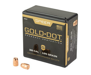 Speer Gold Dot Personal Protection Handgun Bullets .38/.357 Mag .357" 125 gr GDHP 100/ct