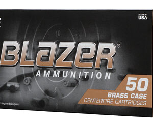 CCI Blazer Brass Reduced Recoil Handgun Ammunition 9mm Luger 100 gr FMJ 1130 fps 50/ct