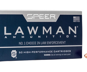 Speer Lawman Handgun Ammunition 9mm Luger 124 gr TMJ 1090 fps 50/ct