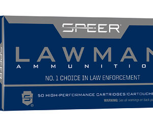 Speer Lawman Handgun Training Ammunition 9mm Luger 135gr TMJ 1120 fps 50/ct