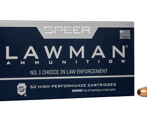 Speer Lawman Handgun Ammunition .38 Spl (+P) 158 gr TMJ 900 fps 50/box