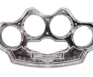 CBG PLASTIC KNUCKLES BTL OPNR CLEAR
