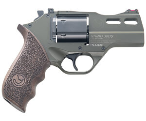 Chiappa Rhino Revolver 30DS Hunter OD Green Hand Gun .357 Mag 6rd Capacity 3" Barrel with 3 Moon Clips