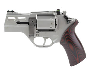 Chiappa Rhino 30DS Handgun .357 Mag 6rd Capacity 3" Barrel Nickel Red with 3 Moon Clips