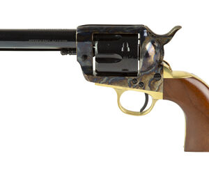 Cimarron Firearms Pistolero Dual Cylinder Case Hardened Handgun 9mm Luge/.357 Mag 6rd Capacity 4.75" Barrel Wood Grips