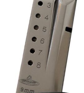 Check-Mate S&W SHIELD Compatible Handgun Magazine Stainless Steel 9mm Luger 8/rd