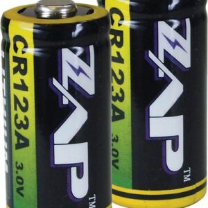 PSP ZAP CR123A BATTERIES
