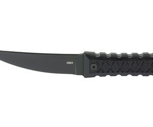 CRKT BURROWER 3.66" PLN BLK W/SHEATH