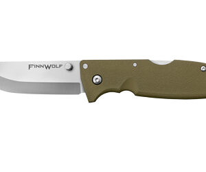 Cold Steel Finn Wolf Lockback Folding Knife - 3-1/2" Blade OD Green