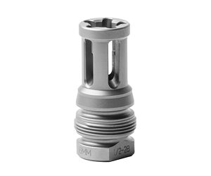 Metal threaded valve component with a hollow, slotted cylindrical top and hexagonal base for wrench tightening