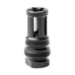 Vape coil head with black exterior and threaded base