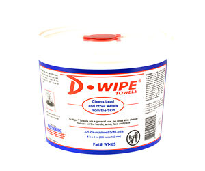 D-WIPE TOWELS 2-325 CT TUBS