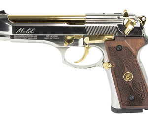 DERYA MELIK 9MM 4.9" 17RD SLVR/GOLD