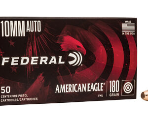American Eagle Handgun Ammunition 10mm Auto 180 gr FMJ 1030 fps 50/rd