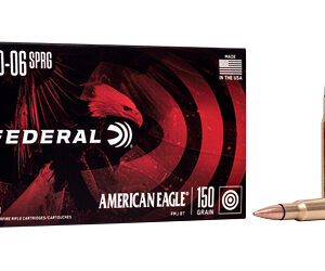 Federal American Eagle Rifle Ammunition .30-06 Sprg 150 gr FMJBT 2910 fps - 20/box