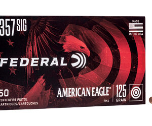American Eagle Handgun Ammunition .357 SIG 125 gr FMJ 1350 fps 50/box