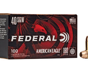 American Eagle Handgun Ammunition .40 S&W 180 gr. FMJ 1000 fps 100/ct