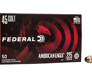 American Eagle Handgun Ammunition .45 Colt 225 gr JSP 860 fps 50/ct