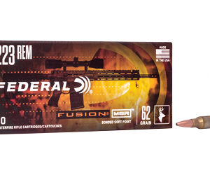 Federal Fusion Rifle Ammunition .223 Rem 62 gr MSR 2750 fps 20/ct