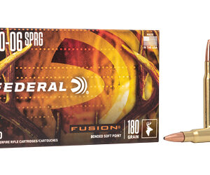 Federal Fusion Rifle Ammunition .30-06 Sprg 180 gr BTSP 2700 fps - 20/ct
