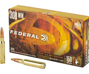 Federal Fusion Rifle Ammunition .308 Win 150 gr BTSP 2390 fps - 20/ct