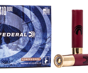 Federal Power-Shok Rifled Slug .410 ga 2 1/2" MAX 1/4 oz Slug 1775 fps - 5/box