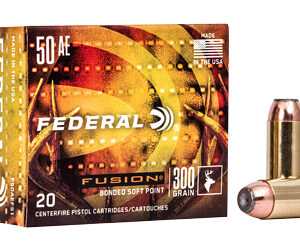 Federal Fusion Handgun Ammunition .50 Action Express EXPFMJ 300gr