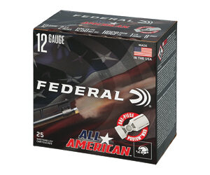 Federal All American Shotshells 12ga 2-3/4" 1-1/8oz 1250 fps #8 25/ct