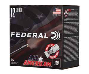 Federal All American Shotshells 12ga 2-3/4" 1oz 1200 fps #7.5 25/ct