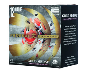 Federal Premium Gold Medal Paper Shotshells 12ga 2-3/4" 1oz 1330 fps #7.5 25/ct