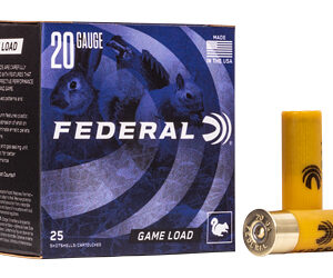 FEDERAL GAME-SHOK GAME LOAD SS 20GA 2-3/4" 2-1/2DE 7/8OZ #6 AMMO 25RD