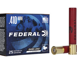 Federal Game-Shok Upland Hi-Brass Load Shotshells .410 ga 3" 11/16 oz 1135 fps #5 25/ct