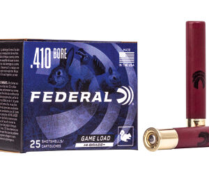 Federal Game-Shok Upland Hi-Brass Load Shotshells .410 ga 3" 11/16 oz 1135 fps #6 25/ct