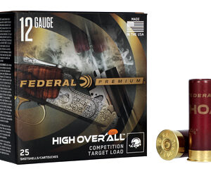 Federal High Over All Shotshells 12ga 2-3/4" 1-1/8oz 1250 fps #8 25/ct