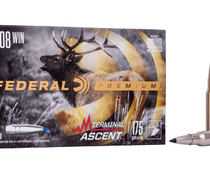 Federal Terminal Ascent Rifle Ammunition .308 Win 175 gr 2600 fps 20/ct