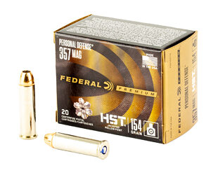 Federal Personal Defense Handgun Ammunition .357 Mag 154 gr JHP 1360 fps 20/ct