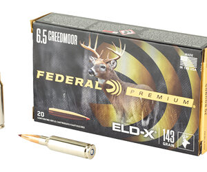 Federal Premium ELD-X Rifle Ammo 6.5 Creedmoor 143 gr 2700 fps 20/ct