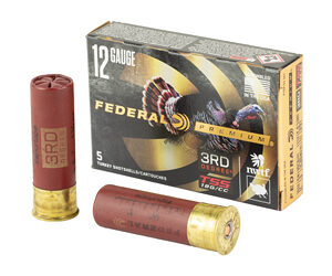Federal 3rd Degree w/Heavyweight TSS Shotshells 12ga 3 1-3/4oz 1250 fps #5 #6 & #7 5/ct
