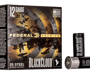 Federal Black Cloud FS Steel Shotshells 12 ga 2-3/4 1-1/8oz 1500 fps #2 25/ct