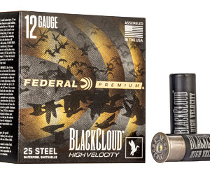 Federal Black Cloud FS Steel High Velocity Shotshells 12ga. 3" 1-1/8oz #BB 1635 fps 25/ct