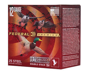 Federal Premium Ultra Steel Shotshells 12ga 3" 1-1/4oz 1450 fps #2 & #4 Shot 10/ct