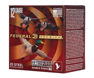 Federal Premium Ultra Steel Shotshells 12ga 3" 1-1/4oz 1450 fps #BB & #2 Shot 10/ct