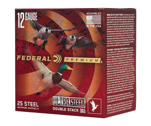 Federal Premium Ultra Steel Shotshells 12ga 3" 1-1/4oz 1450 fps #2 & #5 Shot 10/ct